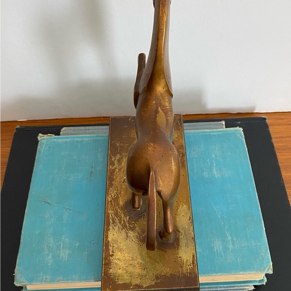 Vintage Etruscan Style Bronze Horse MCM Brass Horse Statue Equestrian Figurine - Picture 10 of 13